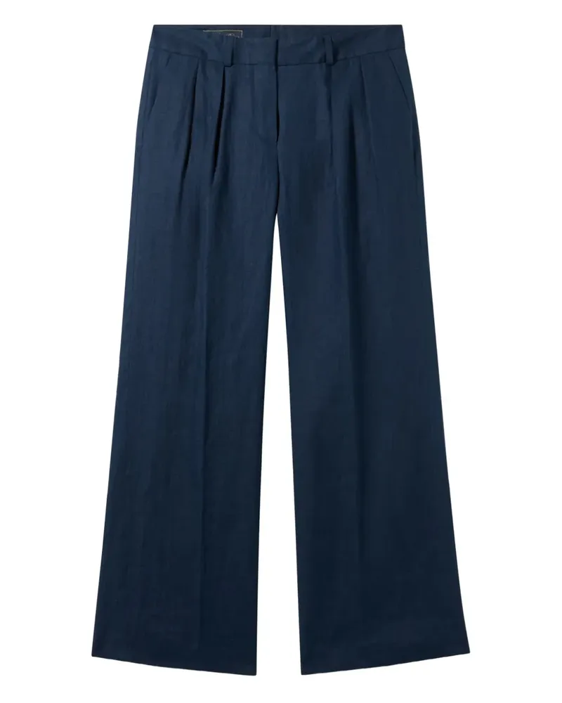Brooks Brothers Hose aus Leinen - Blau Blau