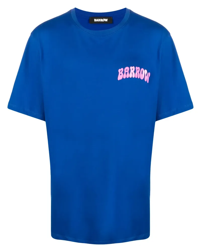 BARROW T-Shirt mit Logo-Print - Blau Blau