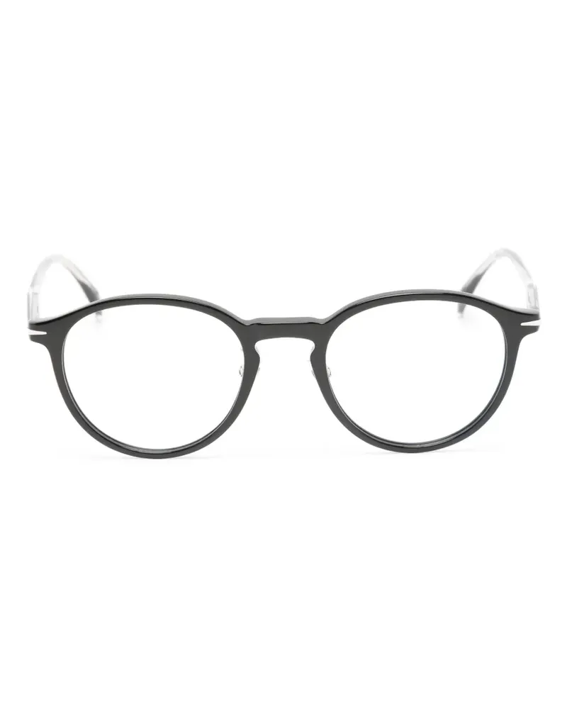EYEWEAR by DAVID BECKHAM Brille mit rundem Gestell - Schwarz Schwarz