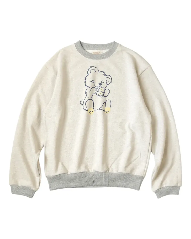 KAPITAL Peckish Little Bear sweatshirt - Nude Nude