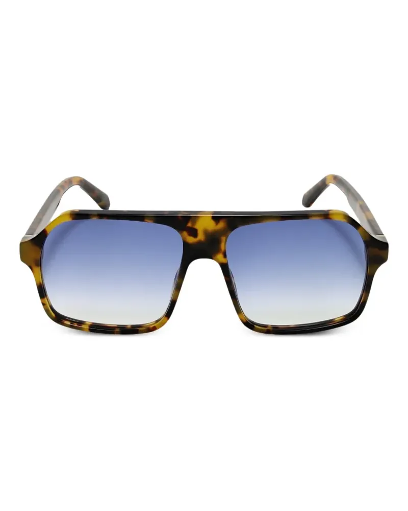 Palm Angels tortoiseshell-effect sunglasses - Braun Braun