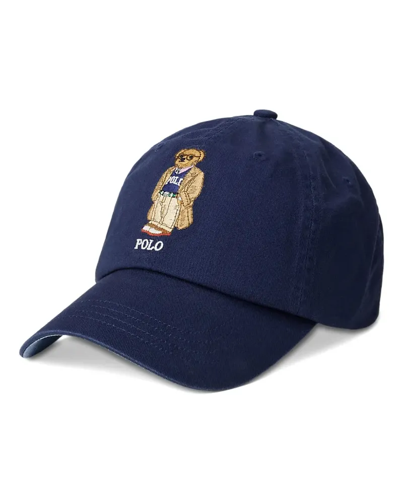 Ralph Lauren Baseballkappe mit Polo Bear - Blau Blau