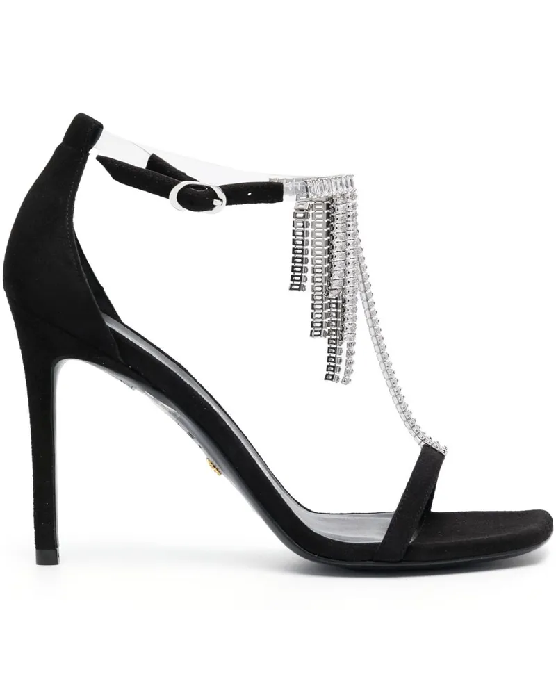 Stuart Weitzman Nudistcurve Sandalen 100mm - Schwarz Schwarz