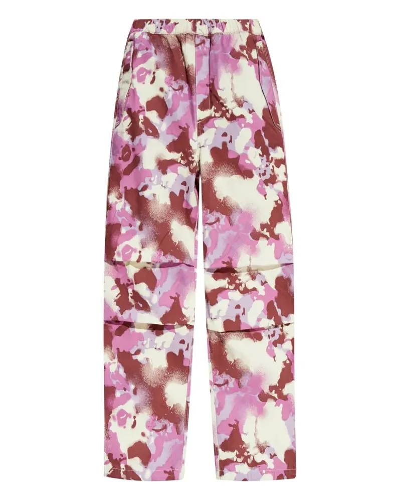 BAPE Hose mit Camouflage-Print - Rosa Rosa