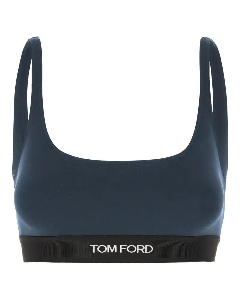 Tom Ford BH mit Logo-Bund - Blau Blau
