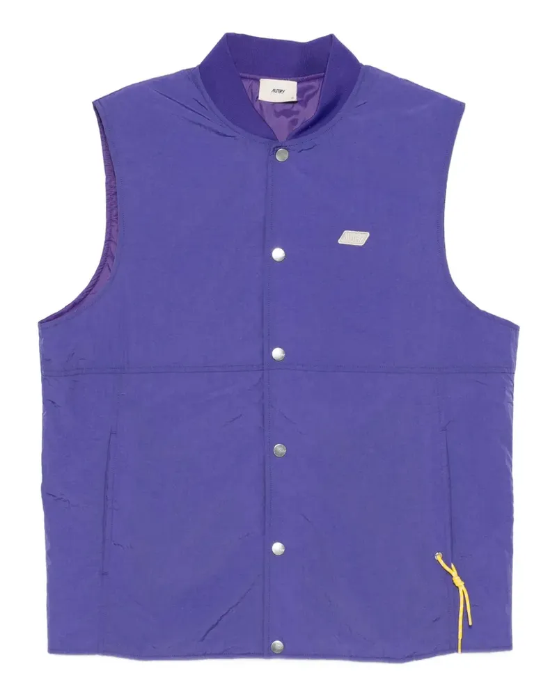 AUTRY West Aus press-stud gilet - Violett Violett
