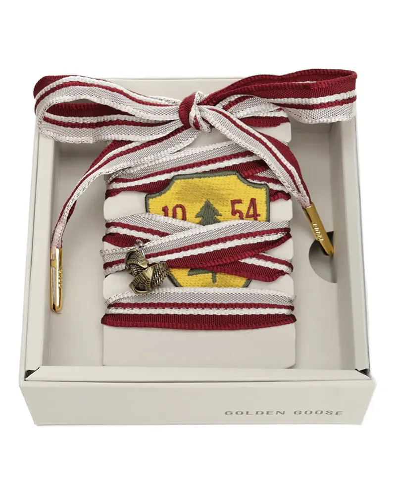 Golden Goose Schnürsenkel mit Schleife - Rot Rot