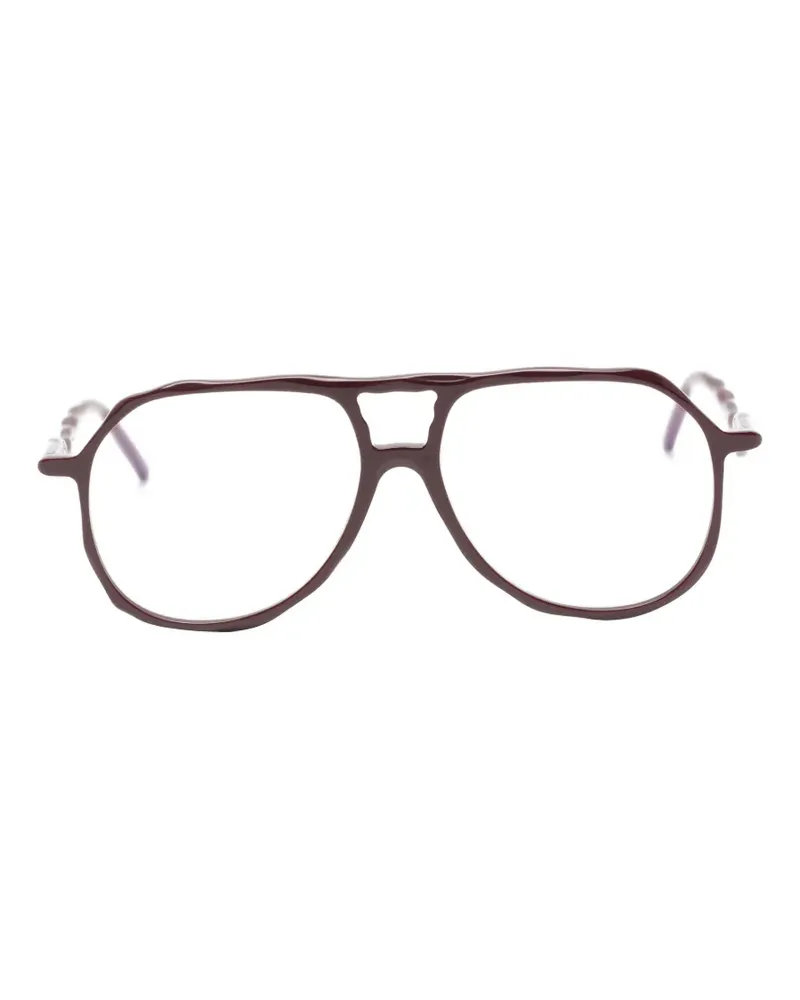 KUBORAUM L10 Pilotenbrille - Rot Rot