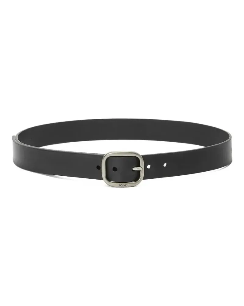 Loewe Gürtel aus klassischem Kalbsleder - Schwarz Schwarz