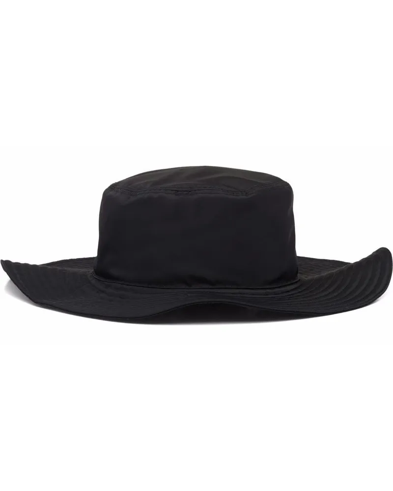 Prada Fedora aus Re-Nylon Schwarz