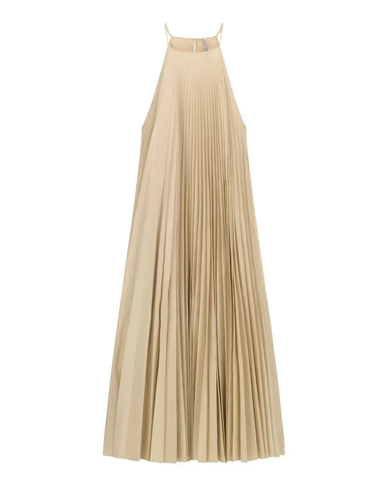 Liviana Conti Federica pleated midi dress - Nude Nude