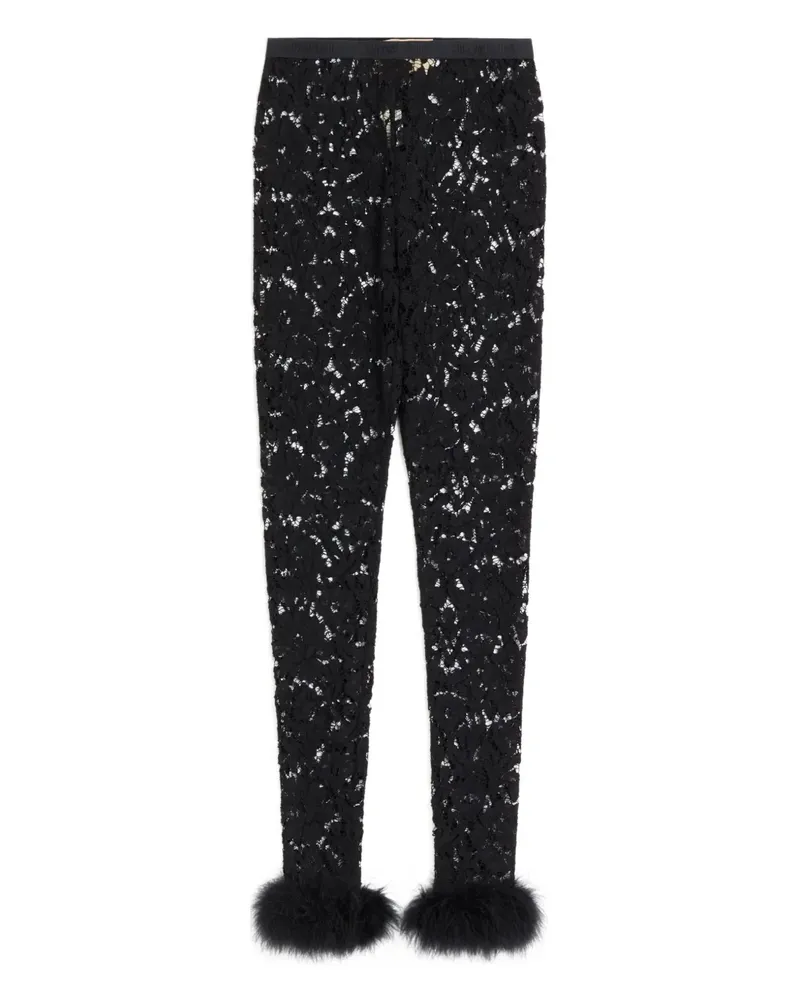 Valentino Garavani Hose mit elastischem Detail - Schwarz Schwarz