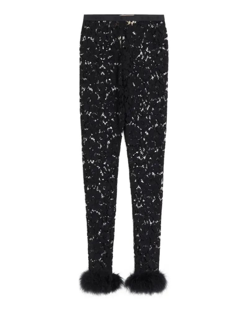 Valentino Garavani Hose mit elastischem Detail - Schwarz Schwarz