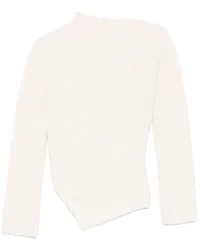 Róhe Gerippter Pullover Weiß