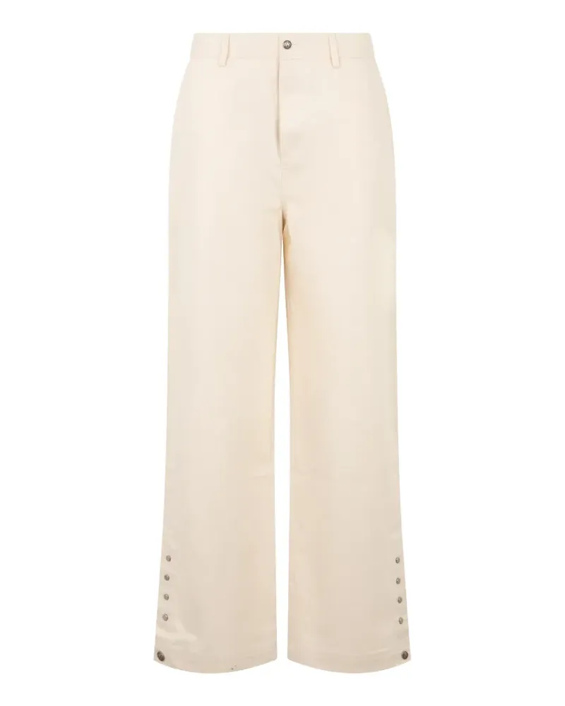 Palm Angels Lockere Hose mit Druckknopfverschluss - Nude Nude