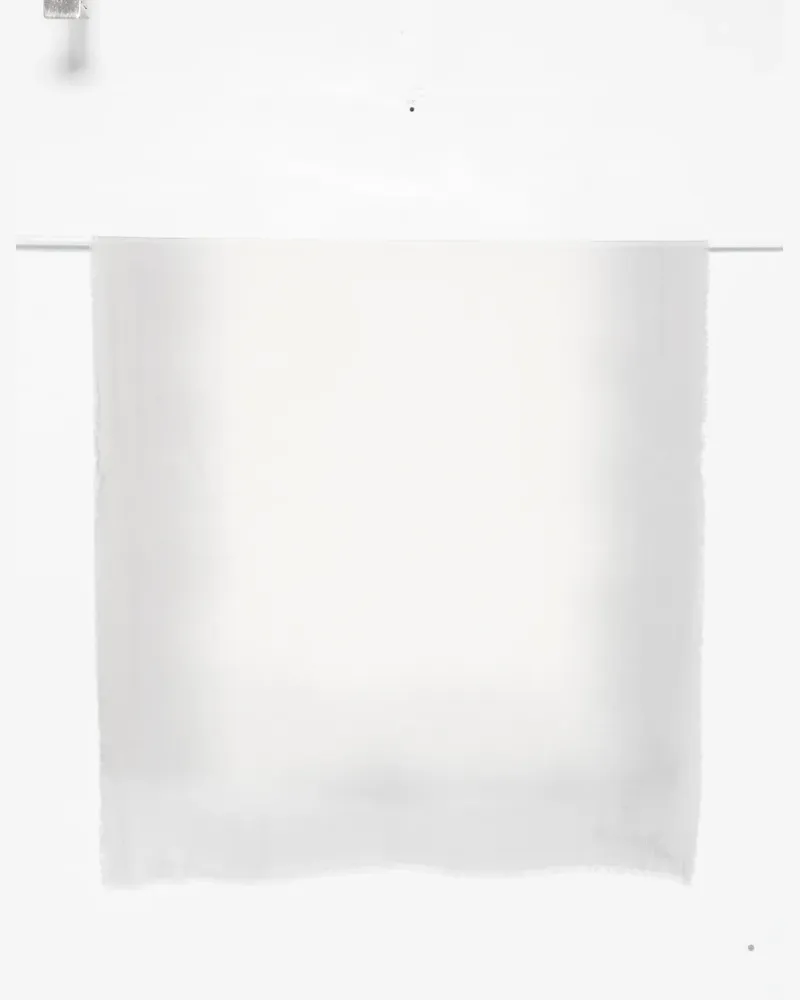 Emporio Armani fringed-hem scarf - Weiß Weiß