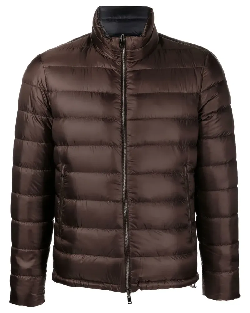 Herno Wendbare Daunenjacke - Braun Braun