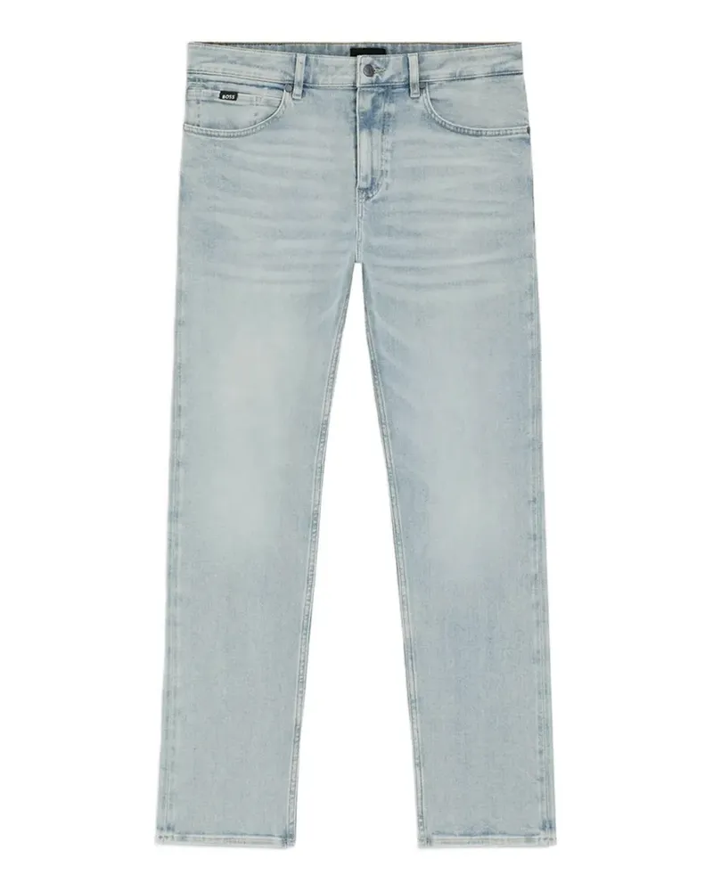 HUGO BOSS Ogden faded-effect slim-fit jeans - Blau Blau