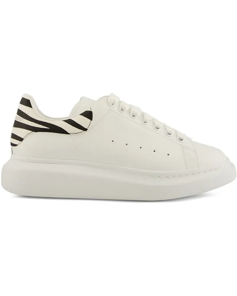 Alexander McQueen Sneakers mit Zebra-Einsätzen - Weiß Weiß