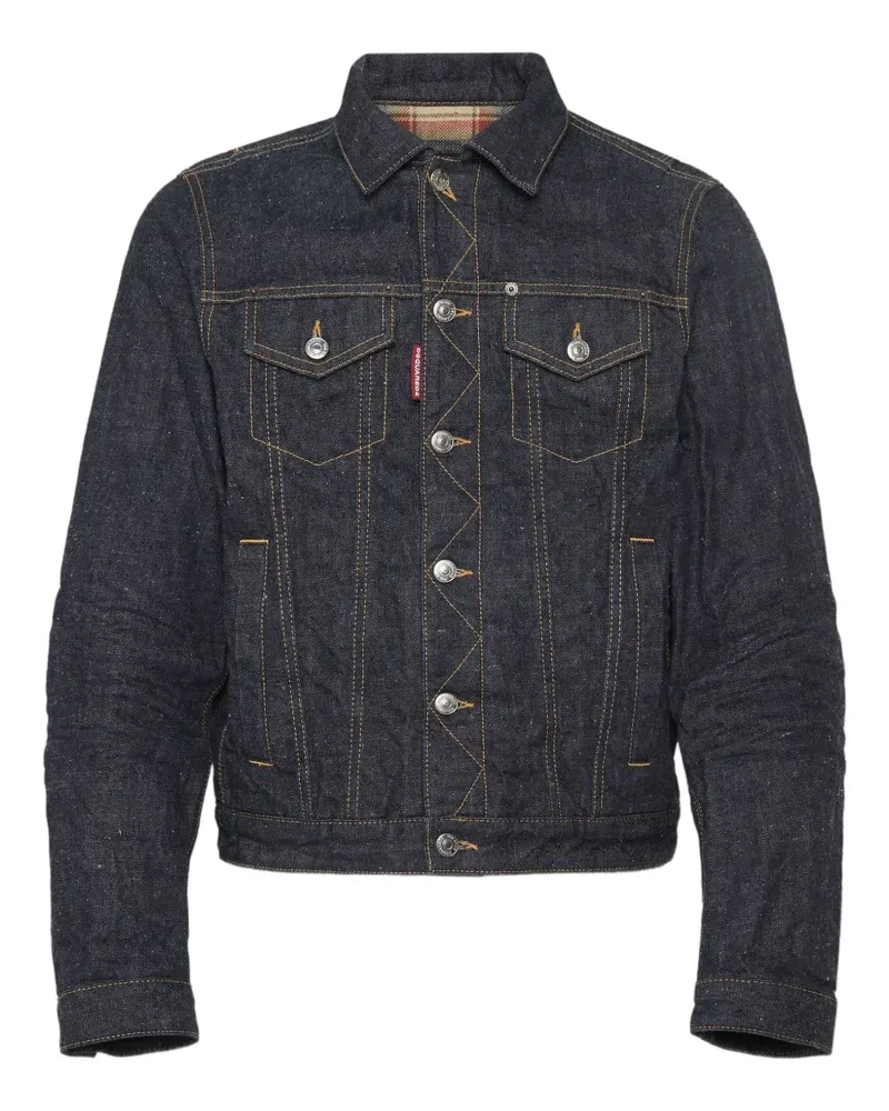 Dsquared2 Klassische Jeansjacke - Blau Blau