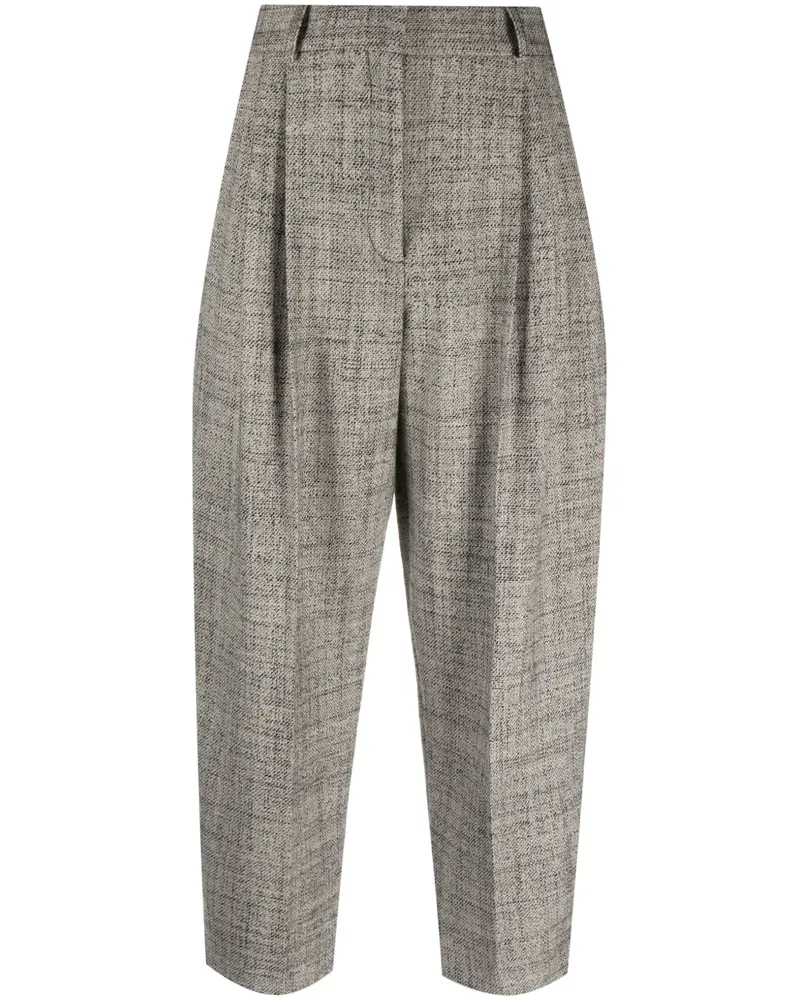 Stella McCartney Klassische Cropped-Wollhose - Nude Nude