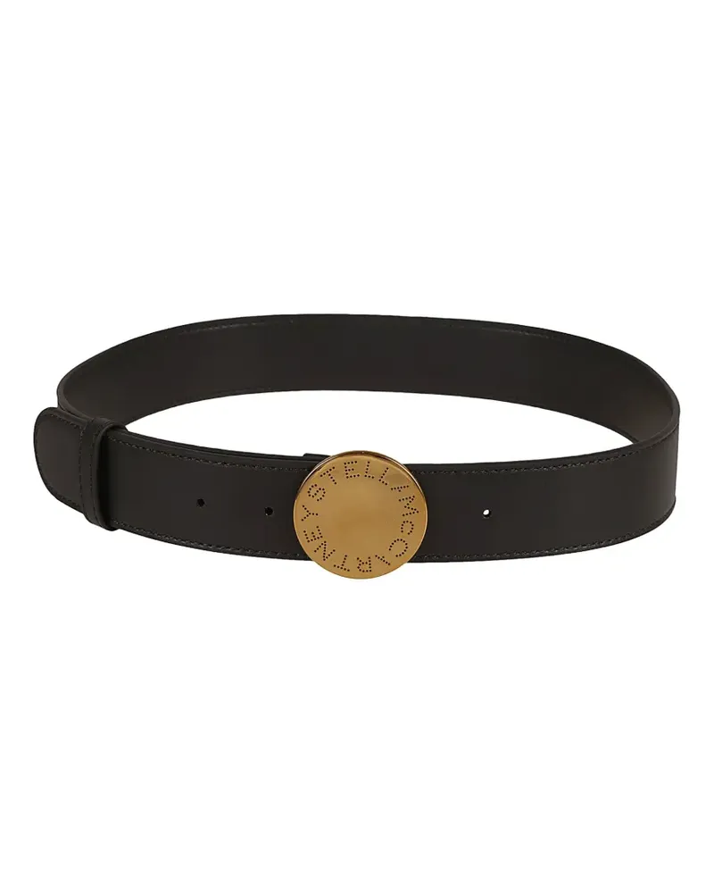 Stella McCartney perforated-plaque belt - Schwarz Schwarz