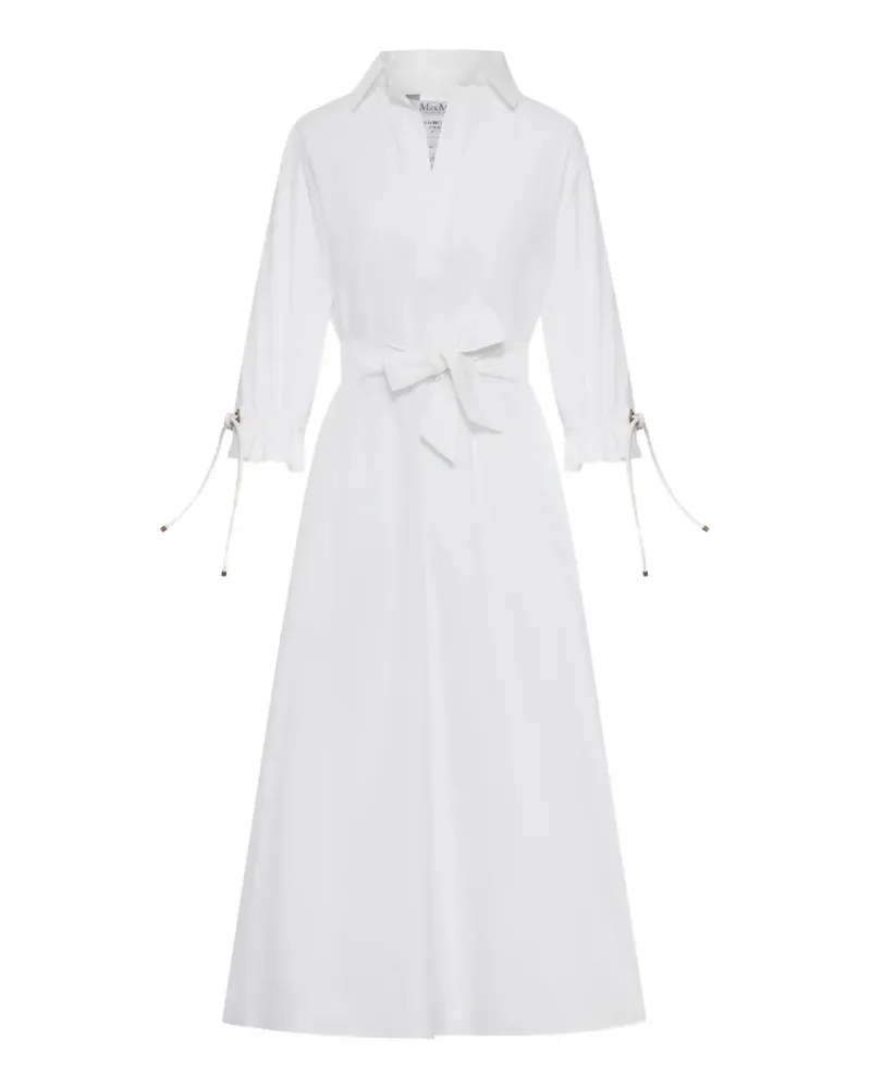 Max Mara cotton midi dress - Weiß Weiß