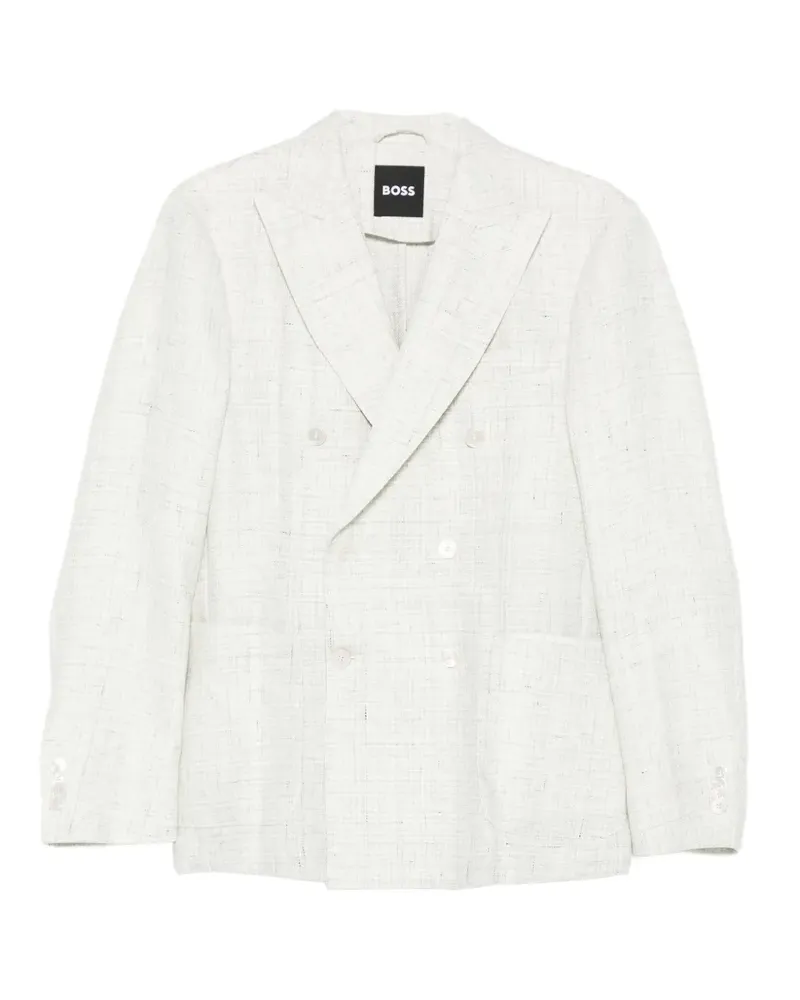 HUGO BOSS double-breasted blazer - Nude Nude
