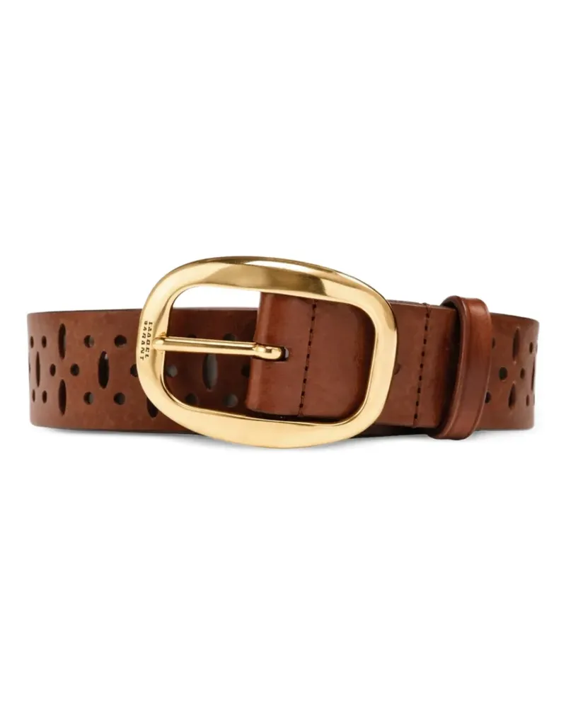 Isabel Marant Dara cut-out belt - Braun Braun