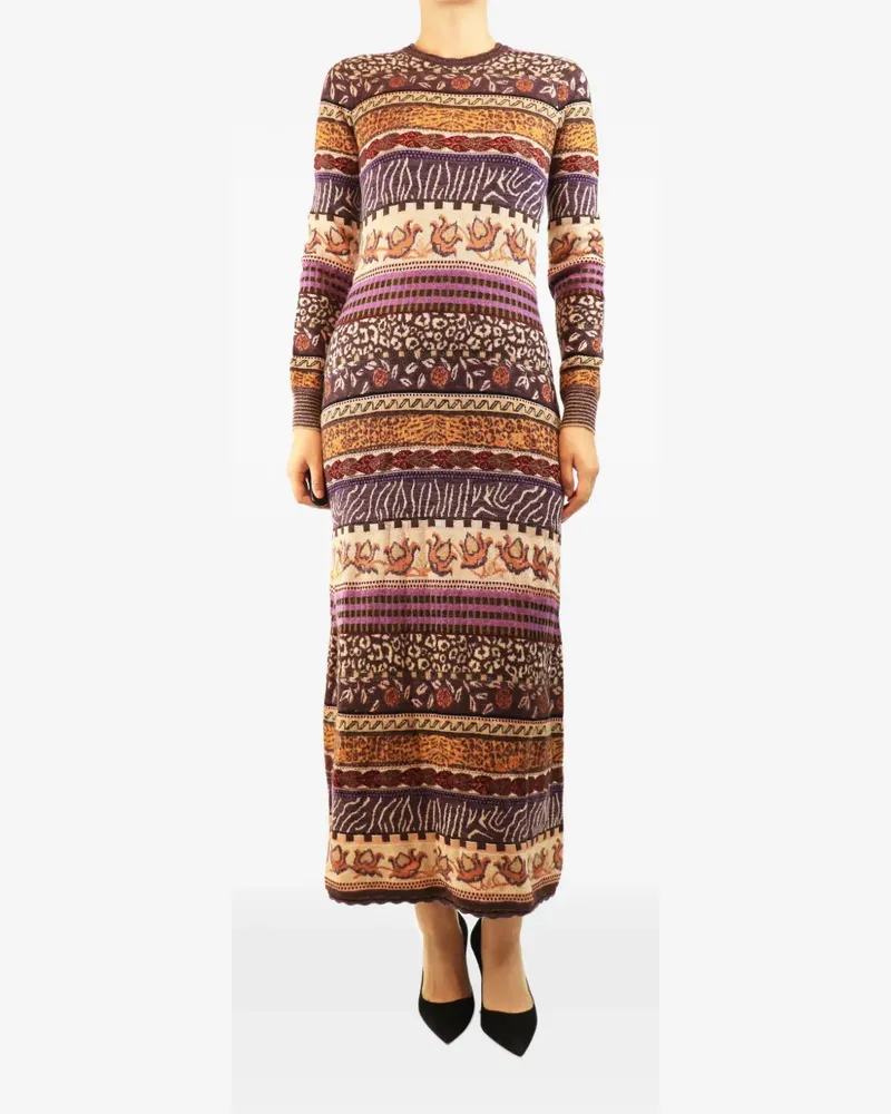 Ulla Johnson knit long-sleeve maxi dress - Violett Violett