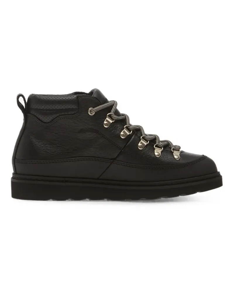 Filling Pieces Glacier grained leather boots - Schwarz Schwarz