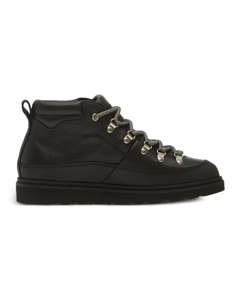 Filling Pieces Glacier Stiefel aus gekörntem Leder - Schwarz Schwarz