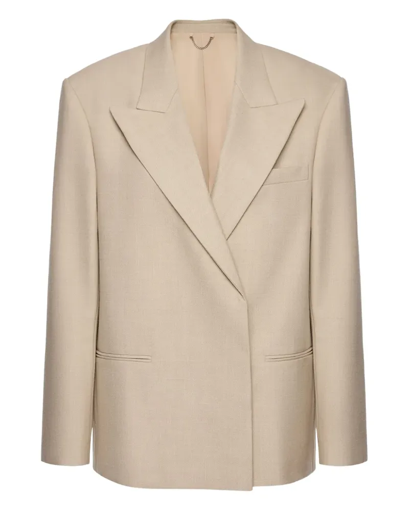 Magda Butrym Doppelreihiger Blazer - Nude Nude