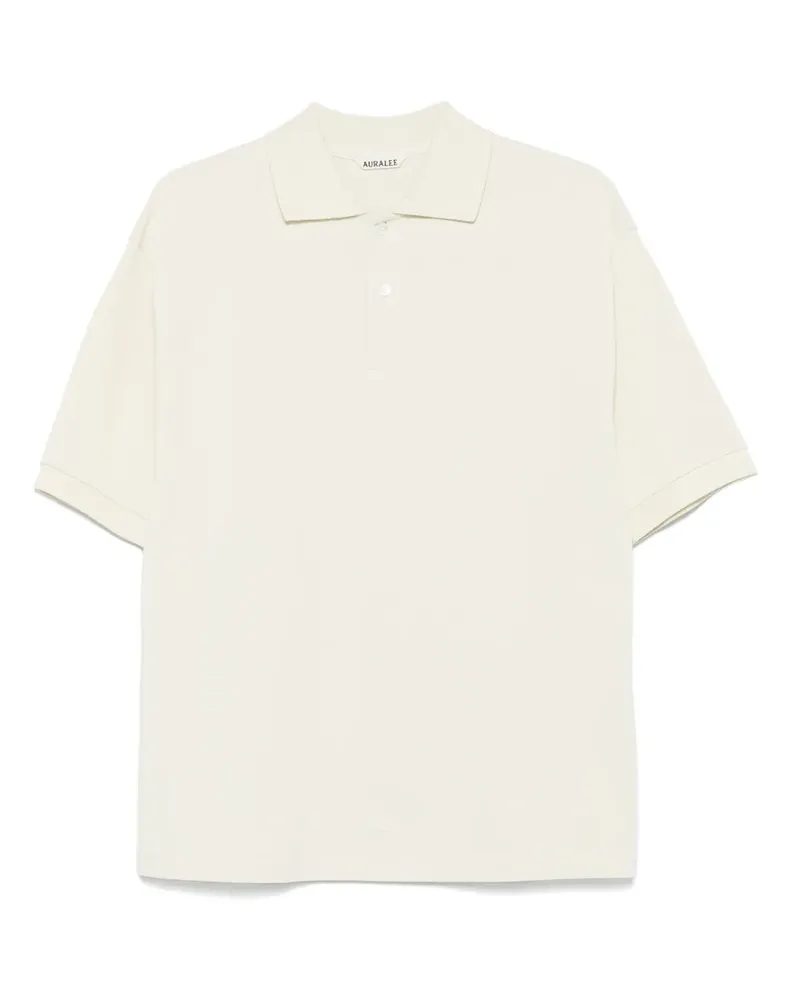 AURALEE Klassisches Poloshirt - Grün Grün
