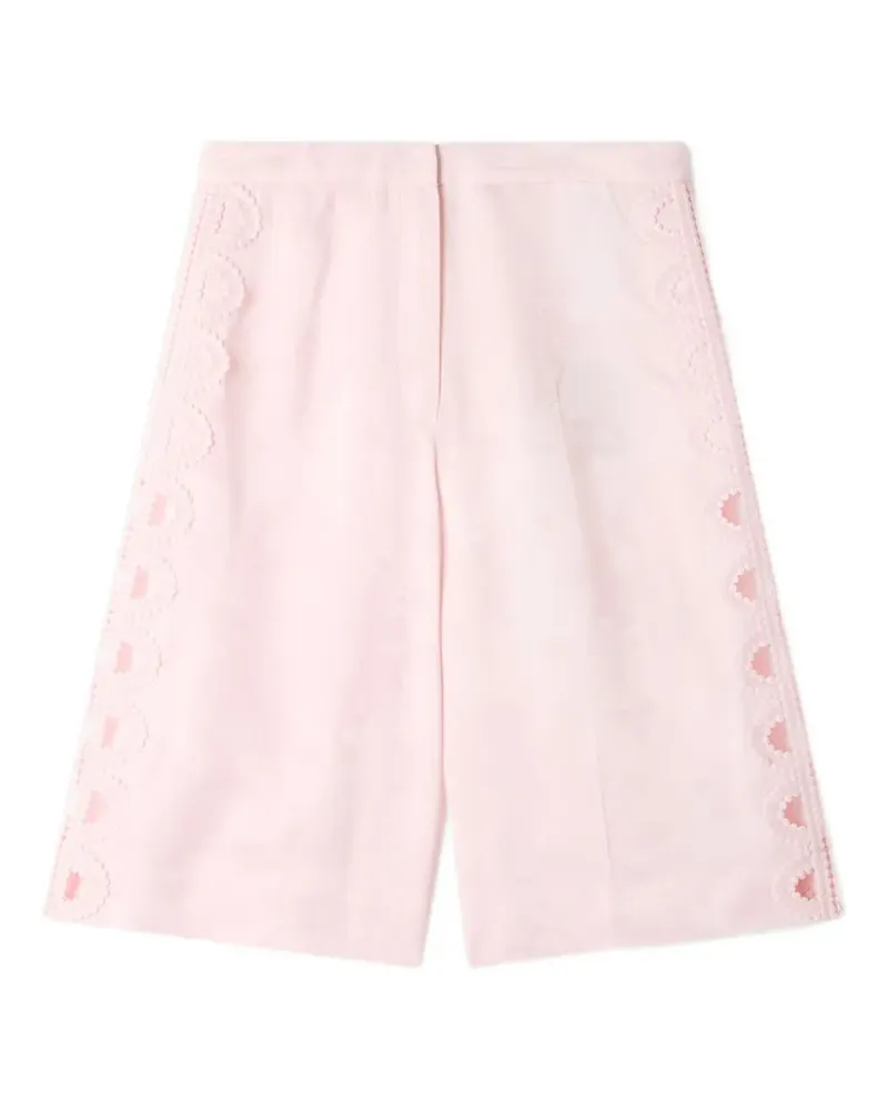 Sandro Shorts mit Spitzenborten - Rosa Rosa