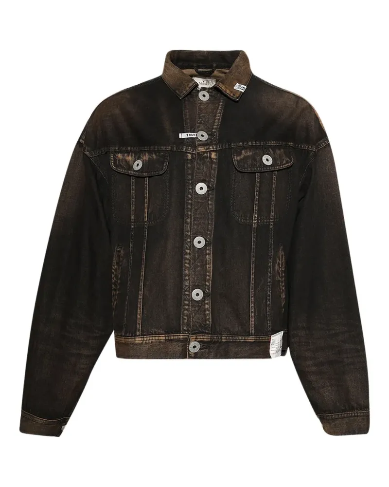 MIHARAYASUHIRO Both Sides Front Jeansjacke - Braun Braun