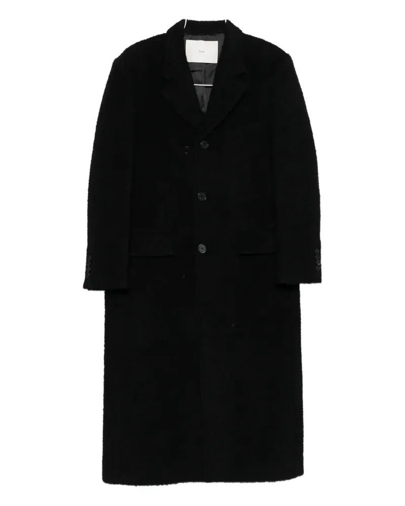 Dunst single-breasted coat - Schwarz Schwarz