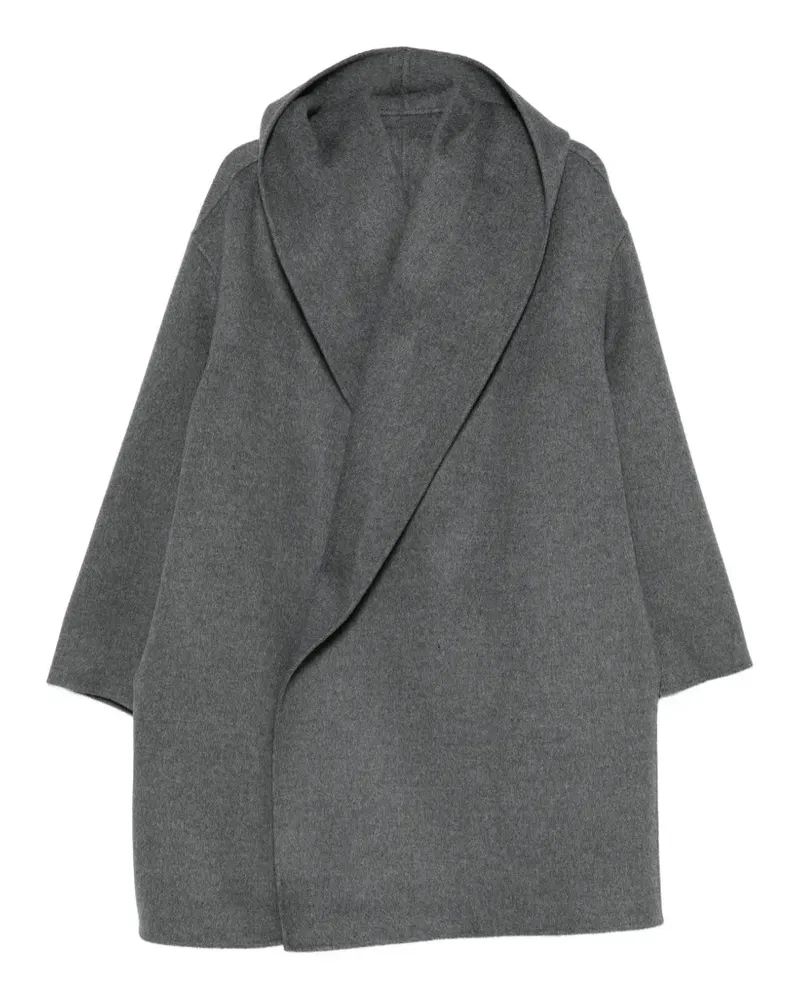 Totême Oversized-Kapuzenmantel mit Schalkragen - Grau Grau