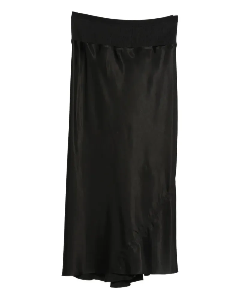 Rick Owens Rock mit elastischem Bund - Schwarz Schwarz