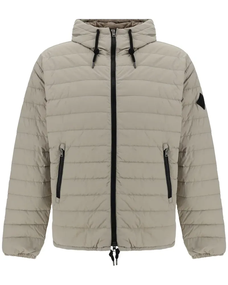 Herno Gefütterte Jacke mit Logo-Applikation - Nude Nude