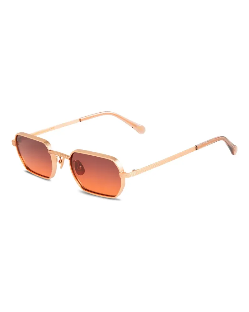 MOSCOT Sonnenbrille mit eckigem Gestell - Rosa Rosa