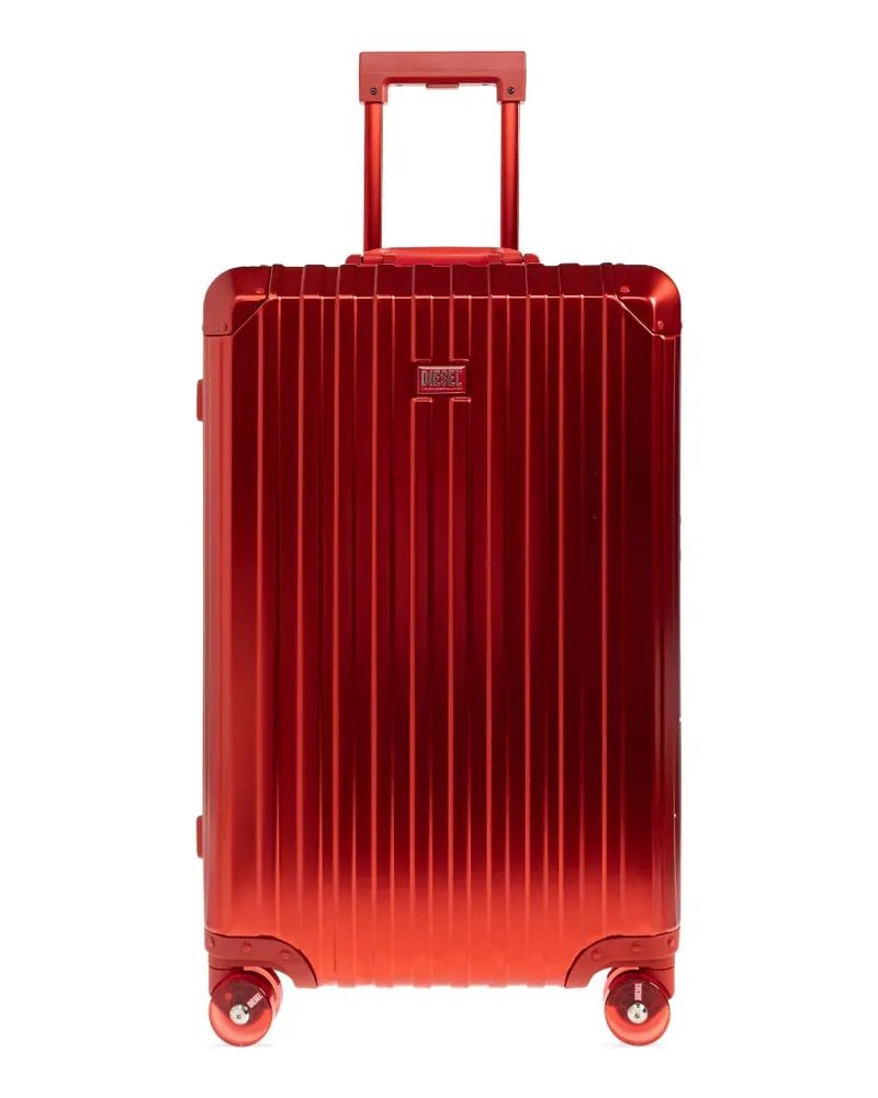 Diesel ribbed suitcase - Rot Rot