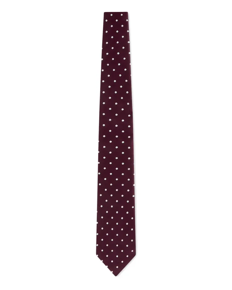 Tom Ford polka-dot silk tie - Violett Violett