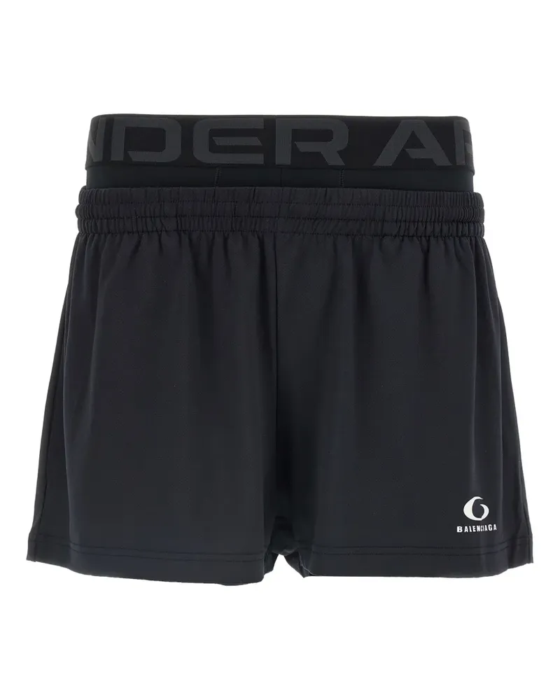 Balenciaga x Under Armour® Mesh-Shorts - Schwarz Schwarz