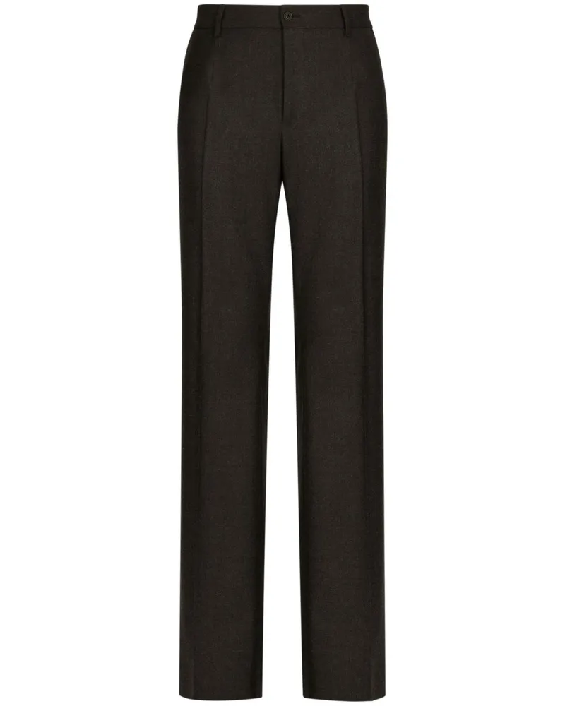 Dolce & Gabbana Hose mit geradem Bein - Schwarz Schwarz