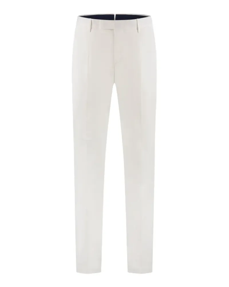 PT TORINO pressed-crease tailored trousers - Weiß Weiß