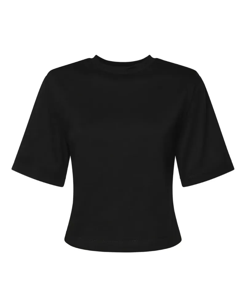 NINEMINUTES logo-detail T-shirt - Schwarz Schwarz