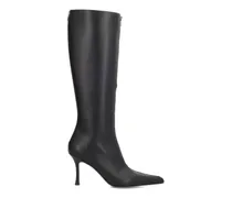 Spitze Vera Stiefel mit Reißverschlussdetail 85mm - Schwarz