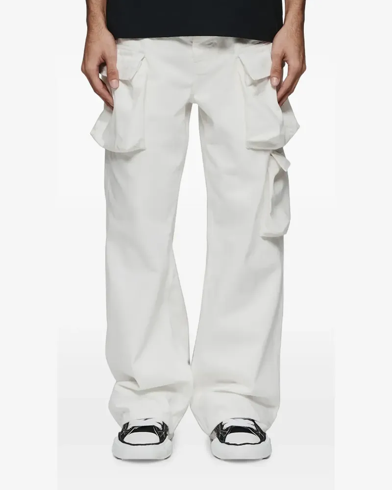 PURPLE BRAND triple-pocket cargo pants - Weiß Weiß