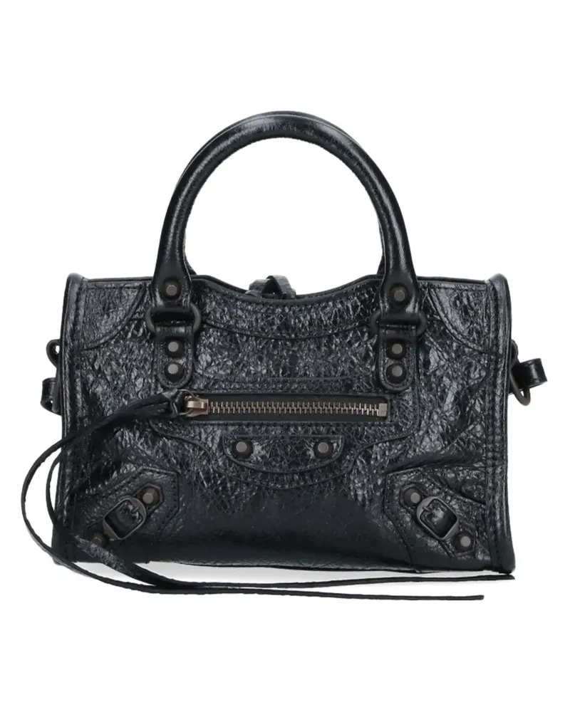 Balenciaga Mini Le City Tote Bag - Schwarz Schwarz